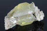 Yellow Barite Crystal Cluster - Linwood Mine, Iowa #176026-3